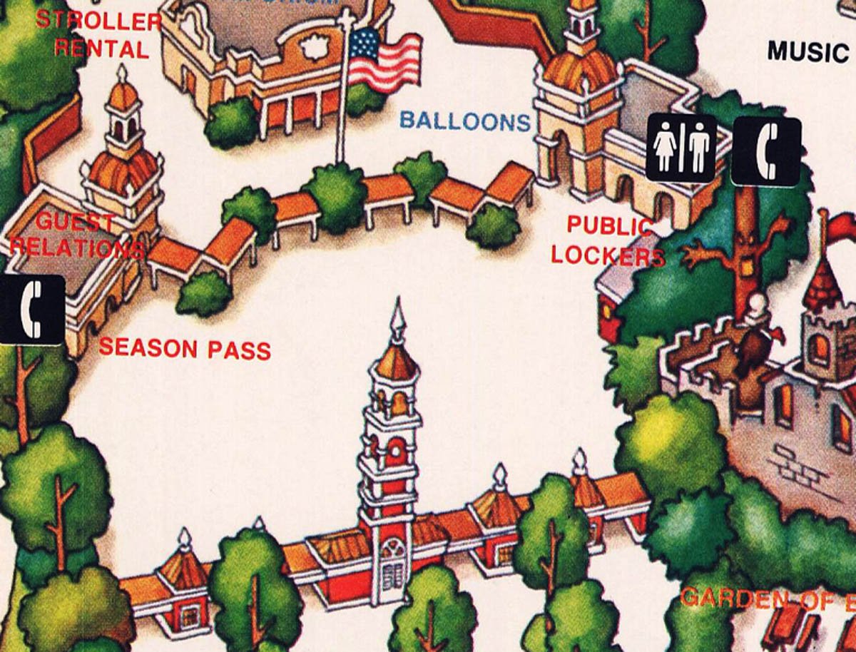 Front Gate Lockers At Six Flags Great Adventure